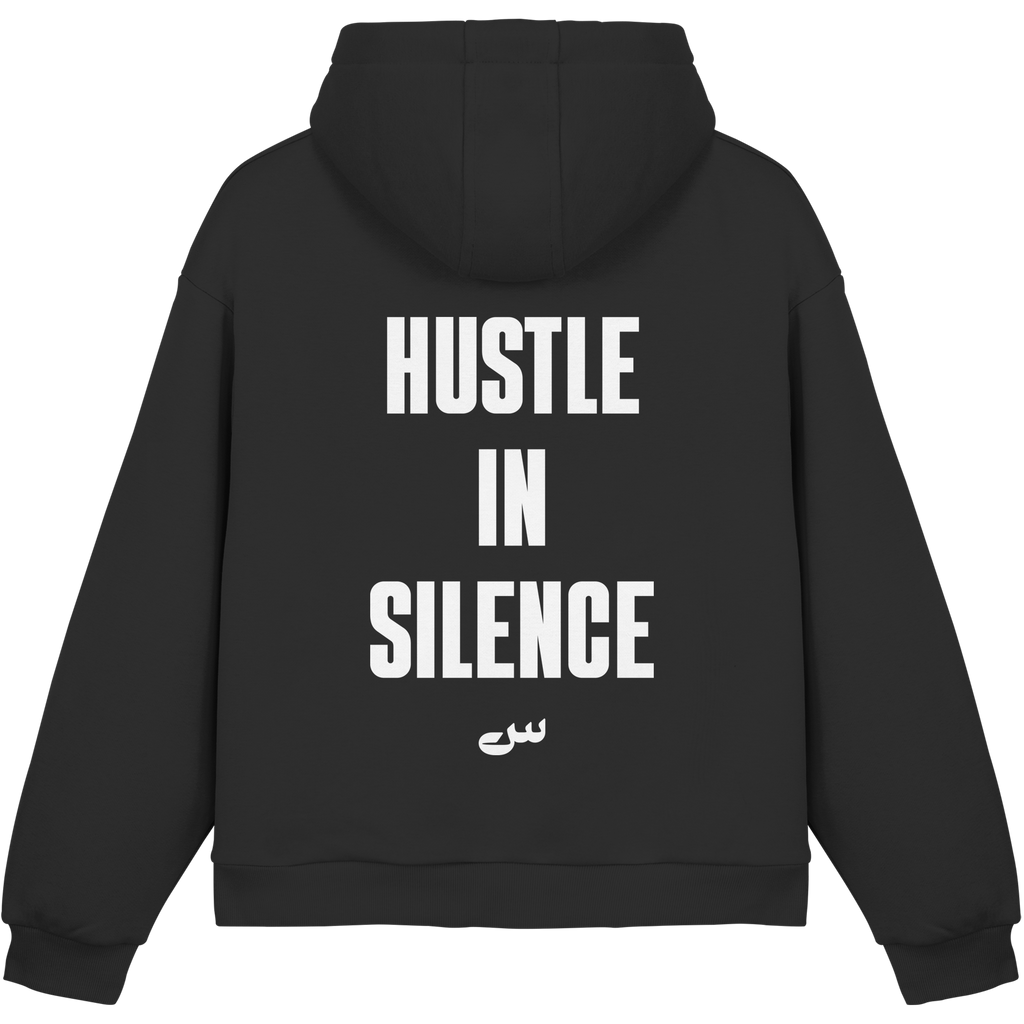 Hustle In Silence Fluffy Oversize Hoodie