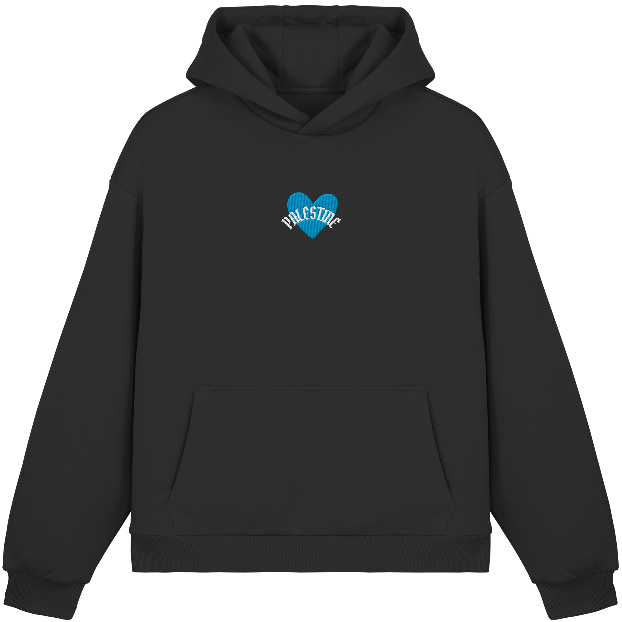 Palestine Fluffy Oversize Hoodie (Stick)