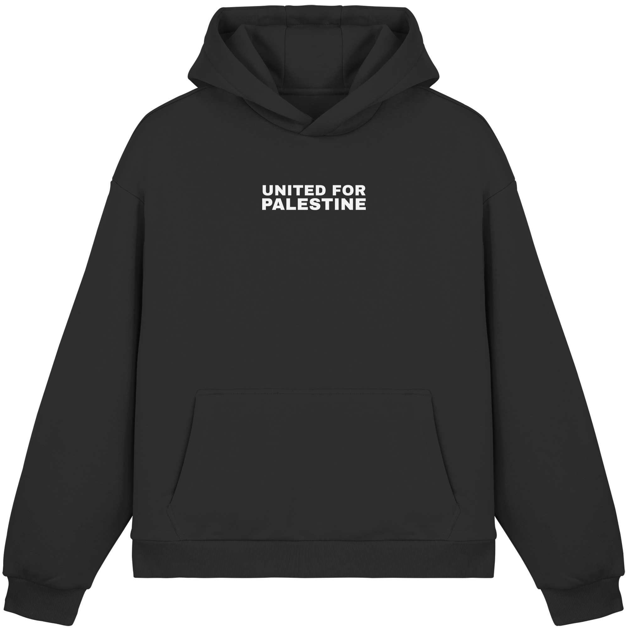 United For Palestine Oversize Hoodie