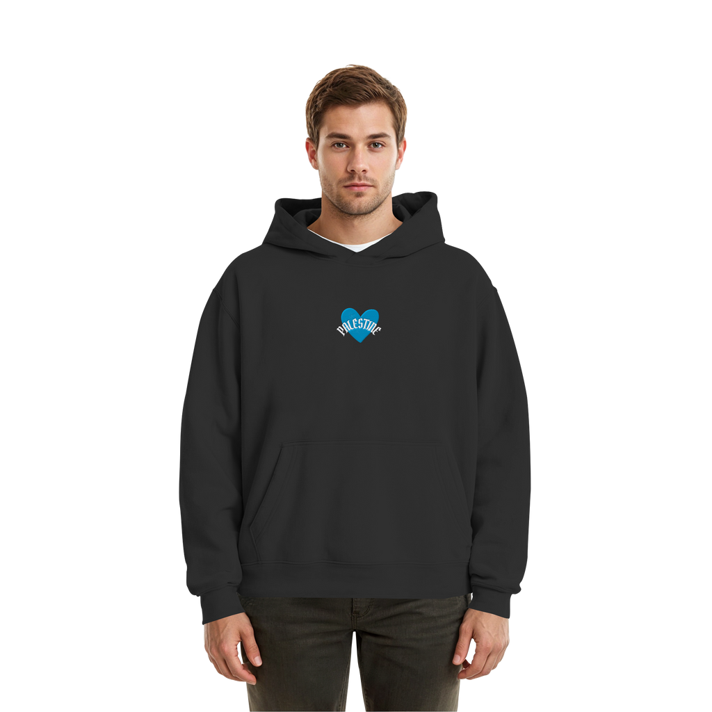 Palestine Fluffy Oversize Hoodie (Stick)